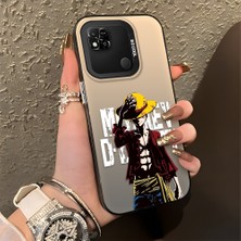 HONTINGA Xiaomi Redmi 9c ile Uyumlu Kılıfı Silikon Kenar Sert Arka Düşüme Önleyici Basitlik Anti Düşme Kamera Korumali Karikatür Desen Telefon Kılıfı Kadın ve Erkek Için Uygundur K1-0584