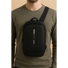 Zekton Hırsızlık Önleyici Su Geçirmez Çapraz Omuz Çantası (30X16X8 Cm) - Gizli Cepli, 5 Bölmeli