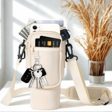 Store Stanley Quencher Pipetli 1.18 Lt Termos Kılıfı Omuz Askılı Termos Çanta Fermuarlı Cepli Kılıf Çanta