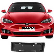 Ramm Tesla Model Y Ön Tampon Plakalığı - Siyah