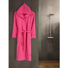 Eymir Home Collection Kapüşonlu Erkek/kadın Bornoz Yetişkin Unisex Pamuk