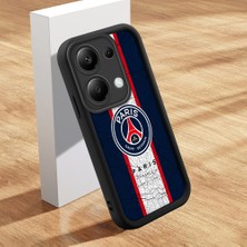 HONTINGA Xiaomi Redmi Note 14S ile Uyumlu Kılıfı Düşüme Önleyici Basitlik Anti Düşme Kamera Korumali Kulüp Siyah Desen Yumuşak Silikon Telefon Kılıfı Kadın ve Erkek Için Uygundur K2-0305