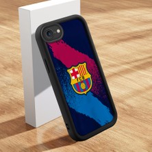 HONTINGA iPhone Se 2022 ile Uyumlu Kılıfı Düşüme Önleyici Basitlik Anti Düşme Kamera Korumali Kulüp Siyah Desen Yumuşak Silikon Telefon Kılıfı Kadın ve Erkek Için Uygundur K2-0304