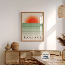 Persona Istanbul Bauhaus 1919 - Geometrik Gün Batımı ve Ufuk (Çerçevesiz)