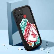 HONTINGA Realme C25 ile Uyumlu Kılıfı Düşüme Önleyici Basitlik Anti Düşme Kamera Korumali Kulüp Siyah Desen Yumuşak Silikon Telefon Kılıfı Kadın ve Erkek Için Uygundur K2-0305