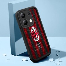 HONTINGA Xiaomi Redmi Note 13 4g ile Uyumlu Kılıfı Düşüme Önleyici Basitlik Anti Düşme Kamera Korumali Kulüp Siyah Desen Yumuşak Silikon Telefon Kılıfı Kadın ve Erkek Için Uygundur K2-0306