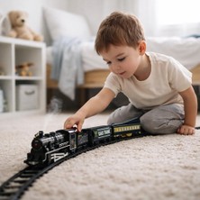 Toyska Classic Series - Nostaljik Işıklı ve Sesli 33 Parça Classic Büyük Tren Set