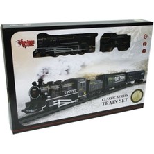 Toyska Classic Series - Nostaljik Işıklı ve Sesli 18 Parça Classic Büyük Tren Set