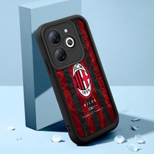 HONTINGA Infinix Smart 8 ile Uyumlu Kılıfı Düşüme Önleyici Basitlik Anti Düşme Kamera Korumali Kulüp Siyah Desen Yumuşak Silikon Telefon Kılıfı Kadın ve Erkek Için Uygundur K2-0306