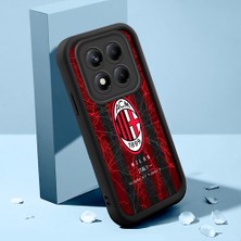 HONTINGA Xiaomi Redmi Note 14 Pro ile Uyumlu Kılıfı Düşüme Önleyici Basitlik Anti Düşme Kamera Korumali Kulüp Siyah Desen Yumuşak Silikon Telefon Kılıfı Kadın ve Erkek Için Uygundur K2-0306
