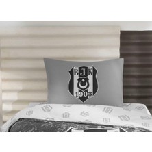 Taç Lisanslı Bjk 1903 Beşiktaş Desenli Yastık Kılıfı Ranforce Kumaş 1 Adet