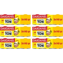 Dardanel Eko Ton Balığı 3X140 gr x 6 Adet