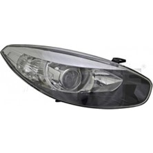 Tyc Renault Fluence Ön Far Elektrikli Motorlu Sıyah Sağ 2013-2016  (Oem No:  260101331R)