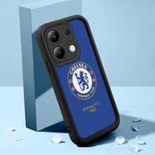 HONTINGA Xiaomi Redmi Note 13 ile Uyumlu Kılıfı Düşüme Önleyici Basitlik Anti Düşme Kamera Korumali Kulüp Siyah Desen Yumuşak Silikon Telefon Kılıfı Kadın ve Erkek Için Uygundur K2-0303