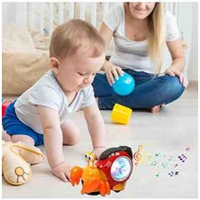 Toyska Pilli Yürüyen Yengeç Işıklı Müzikli