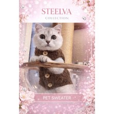 Steelva Kahve Rengi Polar Kedi & Köpek Yeleği ve Kıyfeti