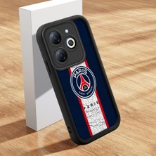 HONTINGA Infinix Smart 8 ile Uyumlu Kılıfı Düşüme Önleyici Basitlik Anti Düşme Kamera Korumali Kulüp Siyah Desen Yumuşak Silikon Telefon Kılıfı Kadın ve Erkek Için Uygundur K2-0305
