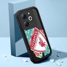 HONTINGA Infinix Smart 8 ile Uyumlu Kılıfı Düşüme Önleyici Basitlik Anti Düşme Kamera Korumali Kulüp Siyah Desen Yumuşak Silikon Telefon Kılıfı Kadın ve Erkek Için Uygundur K2-0305