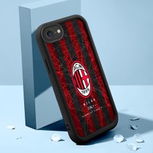 HONTINGA iPhone Se 2020 ile Uyumlu Kılıfı Düşüme Önleyici Basitlik Anti Düşme Kamera Korumali Kulüp Siyah Desen Yumuşak Silikon Telefon Kılıfı Kadın ve Erkek Için Uygundur K2-0306