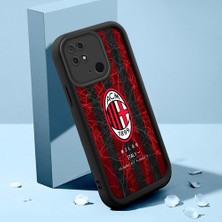 HONTINGA Xiaomi Redmi 10C ile Uyumlu Kılıfı Düşüme Önleyici Basitlik Anti Düşme Kamera Korumali Kulüp Siyah Desen Yumuşak Silikon Telefon Kılıfı Kadın ve Erkek Için Uygundur K2-0306