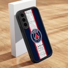 HONTINGA Samsung Galaxy A56 ile Uyumlu Kılıfı Düşüme Önleyici Basitlik Anti Düşme Kamera Korumali Kulüp Siyah Desen Yumuşak Silikon Telefon Kılıfı Kadın ve Erkek Için Uygundur K2-0305