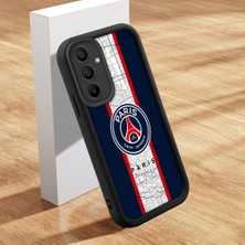 HONTINGA Samsung Galaxy A15 ile Uyumlu Kılıfı Düşüme Önleyici Basitlik Anti Düşme Kamera Korumali Kulüp Siyah Desen Yumuşak Silikon Telefon Kılıfı Kadın ve Erkek Için Uygundur K2-0305