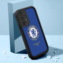 HONTINGA Samsung Galaxy A73 ile Uyumlu Kılıfı Düşüme Önleyici Basitlik Anti Düşme Kamera Korumali Kulüp Siyah Desen Yumuşak Silikon Telefon Kılıfı Kadın ve Erkek Için Uygundur K2-0303