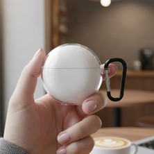 Caseonn Oppo Enco Buds 2 Askı Aparatlı Transparan Silikon Şeffaf