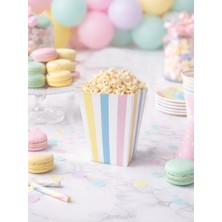 Parti Adresi Makaron Mısır Kutusu Çizgili 8'li