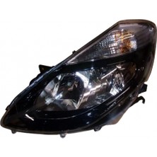 Tyc Renault Clio Ön Far Motorlu Sıyah Hatchback Sol 2008- (Oem No:  260603106R)