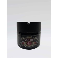 Mundy Dumansız Küllük | Cam Gövde Üzeri Özel Baskı – Yanmaz & Yapışmaz Üst Kapak | Erkeklere Özel Bar & Viski Köşesi Küllüğü 8,5 cm (Kod:16)