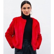 Les Valles Kırmızı Kısa Astarlı Kürk