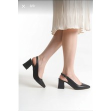 Henne Kadın Topuklu  Arkasıaçık Ayakkabı