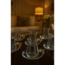 Elta Collection Özel Seri 6'lı Gümüş Çay Seti , Çay Takımı , Hediyelik , Çeyizlik