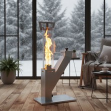 Kamp Ayısı® Mini Roket™ Camlı Pelet Sobası, Pürmüz ve Pelet Hediyeli