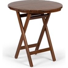 Katlanır Ahşap Masa 90 Cm. Buzludja
