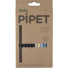 OiOi Silikon Renkli Pipet 10'lu