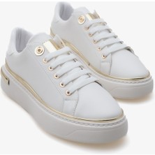 İnna Butikk Asesya Kadın Dolgu Sneaker Spor Ayakkabı - Beyaz