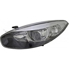 Tyc Renault Fluence Ön Far Elektrikli Motorlu Sıyah Sol 2013-2016  (Oem No:  260600738R)