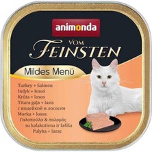 Animonda Vom Feinsten Hindili ve Somonlu Kısırlaştırılmış Kedi Konservesi 100 G