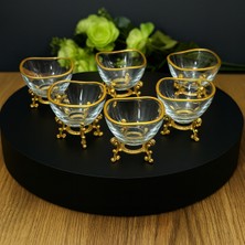 Elta Collection 6 Lı Lüx Kahve Yanı Mini Lokumluk Şekerlik Sosluk Reçellik Çerezlik Kase