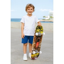 Hak-İş Oyuncak Ayı Desenli 80 cm Kaykay – 4 Tekerlekli Display Skateboard