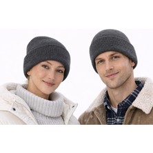 Unisex Katlamalı Kışlık Bere