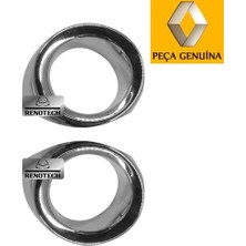 TŞT Renault Symbol Sis Far Çerçevesı Nikelaj Sağ 2012-  (Oem No:  261525753R)