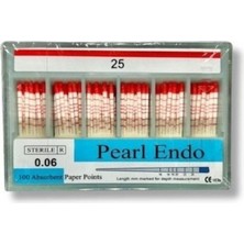 Ditok Dental Pearl Endo Paper Points 0.6 Açılı No:25