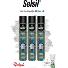 Selsil 600 gr x 3 Montaj Köpüğü ve Rosie