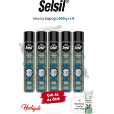 Selsil 5 x 600 gr Montaj Köpüğü ve Rosie