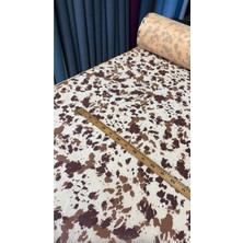 Dana Desen Süet Çantalık, Ayakkabılık ve Döşemelik Kumaş 100X140 -Kahverengi