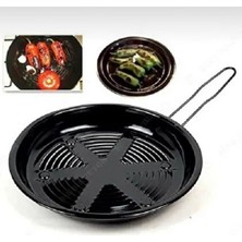 Reis Home Emaye Közmatik Pratik Saplı Közleme Tavası 30 cm