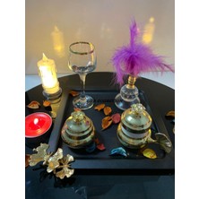 Elta Collection 5 Parça Gold Detaylı Kahve Sunum & Damat Kahve Seti